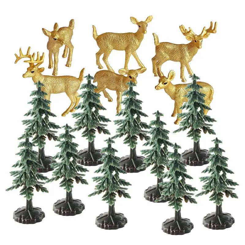 Christmas Forest Animal Figurines Miniature Deer And Christmas Tree Figures Table Desktop Decoration Model For Children's
Christmas Forest Animal Figurines Miniature Deer And Christmas Tree Figures Table Desktop Decoration Model For Children's