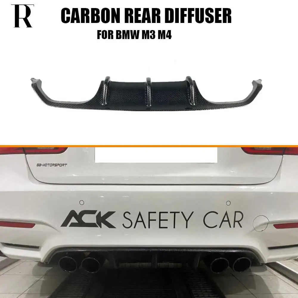 MP Style Carbon Fiber Rear Bumper Diffuser For BMW F80 M3 F82 F83 M4 2014 - 2019 Auto Racing Car Rear Lip Splitter
MP Style Carbon Fiber Rear Bumper Diffuser For BMW F80 M3 F82 F83 M4 2014 - 2019 Auto Racing Car Rear Lip Splitter