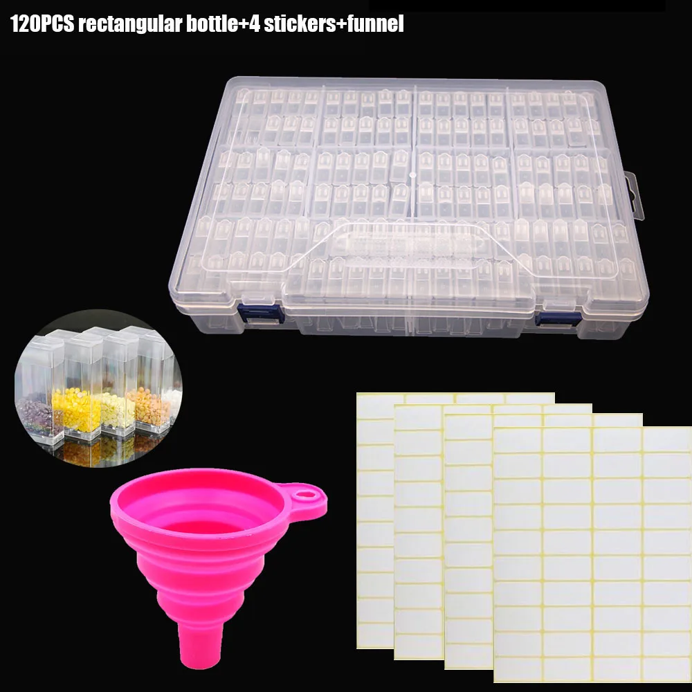 32/44/64/84/120Grid Box Square Shaped Bottle Diamond Painting Tools Accessories Storage Beads Container Drill storage box
32/44/64/84/120Grid Box Square Shaped Bottle Diamond Painting Tools Accessories Storage Beads Container Drill storage box