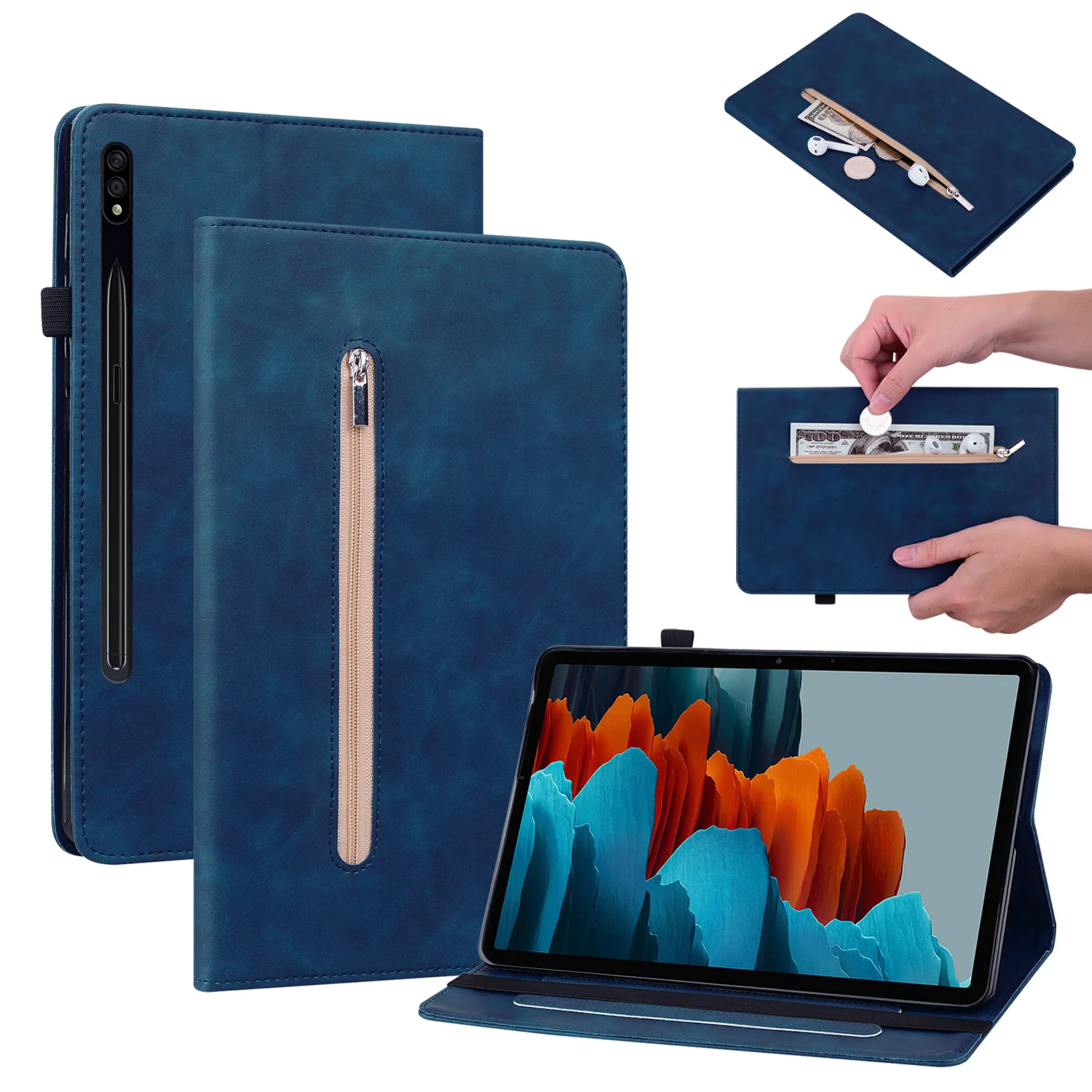 Чехол для samsung Galaxy Tab S7 FE Plus SM-T970 T975 12,4 2020, роскошный кожаный чехол-кошелек на молнии для планшета, чехол для Galaxy S8 Plus
Чехол для samsung Galaxy Tab S7 FE Plus SM-T970 T975 12,4 2020, роскошный кожаный чехол-кошелек на молнии для планшета, чехол для Galaxy S8 Plus