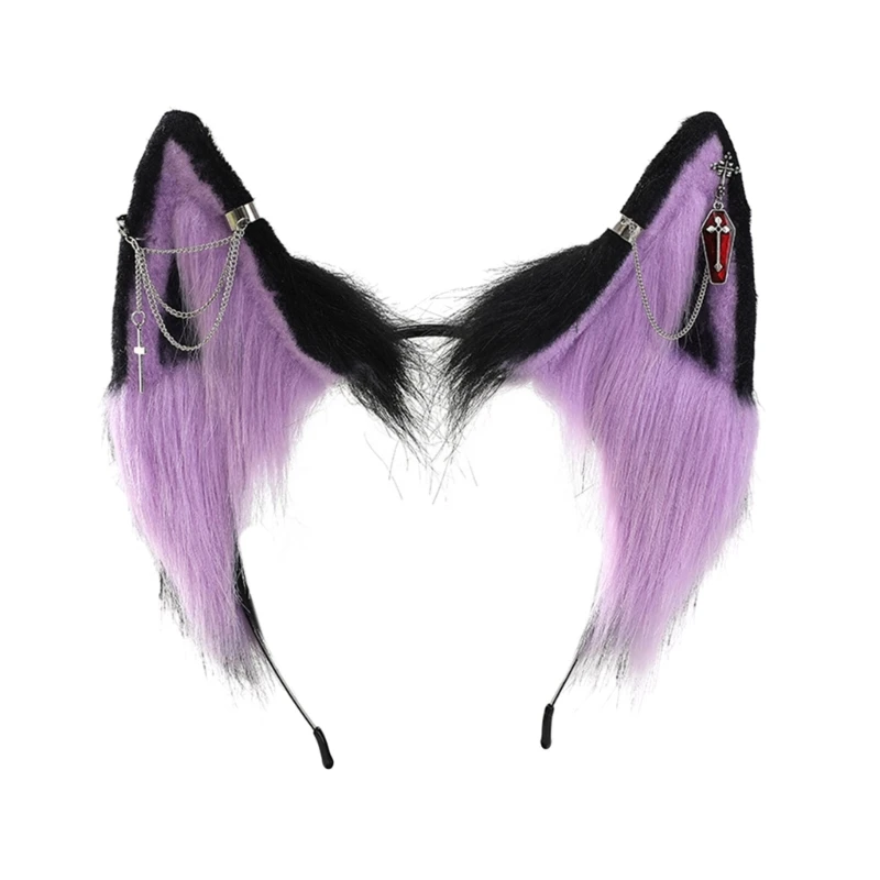 Cat Ears Headbands Furry Faux Furs Headbands Hair Accessories for Girls and Womens Holiday Party Headwear 57BD
Cat Ears Headbands Furry Faux Furs Headbands Hair Accessories for Girls and Womens Holiday Party Headwear 57BD