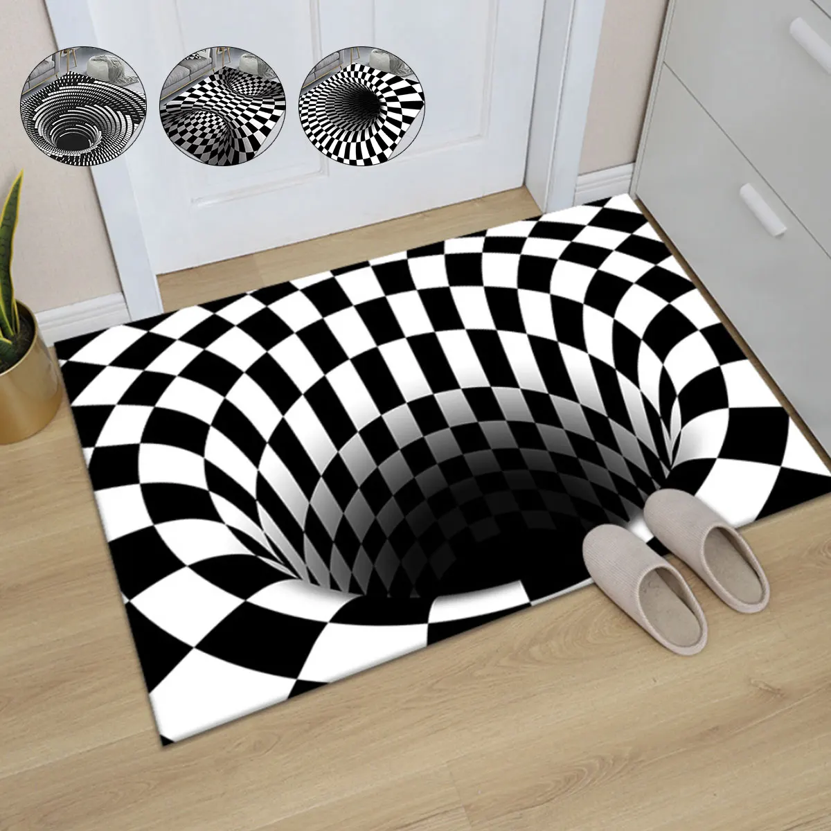 3D Vortex Illusion Carpet Home Non-slip Entrance Door Floor Mat Doormat Bedroom bathroom Living Room Floor Mat Decor Rug New Hot
3D Vortex Illusion Carpet Home Non-slip Entrance Door Floor Mat Doormat Bedroom bathroom Living Room Floor Mat Decor Rug New Hot