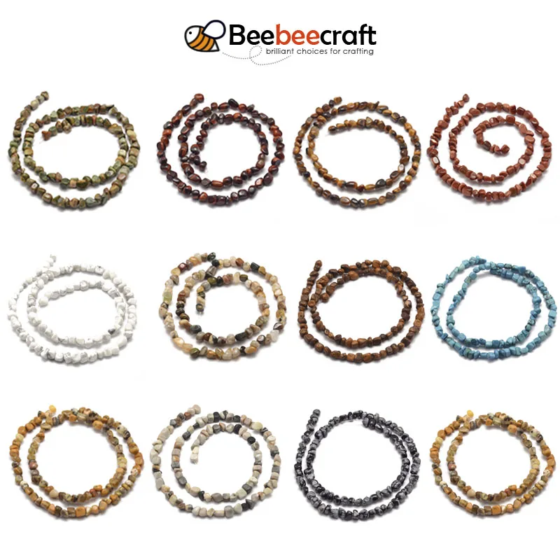 85PCS Natural Howlite Beads Strands Chip 3~5x3~5x3~8mm Hole: 1mm about 85~90pcs/strand 15.7inch(40cm)
85PCS Natural Howlite Beads Strands Chip 3~5x3~5x3~8mm Hole: 1mm about 85~90pcs/strand 15.7inch(40cm)