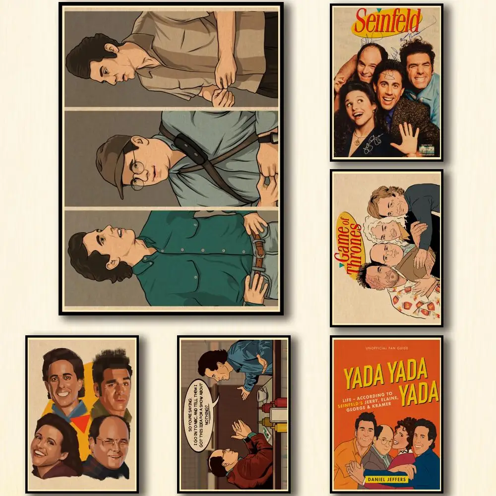 21 Designs Tv Show Seinfeld Kraftpaper Poster Alternative Artwork Decal Fancy Wall Sticker for Coffee House Bar
21 Designs Tv Show Seinfeld Kraftpaper Poster Alternative Artwork Decal Fancy Wall Sticker for Coffee House Bar