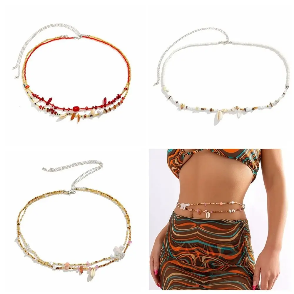 Geometric Irregular Stone Belly Chain Y2K Plastic/Resin Shell Hand-woven Beaded Waist Chain Double Layer Multicolor Women
Geometric Irregular Stone Belly Chain Y2K Plastic/Resin Shell Hand-woven Beaded Waist Chain Double Layer Multicolor Women