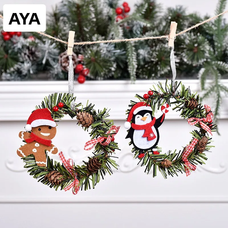 Christmas Decorations Christmas Wreath Pendant Santa Elk Round PVC Pendant Christmas Tree Supplies Simulation Garland New Year
Christmas Decorations Christmas Wreath Pendant Santa Elk Round PVC Pendant Christmas Tree Supplies Simulation Garland New Year