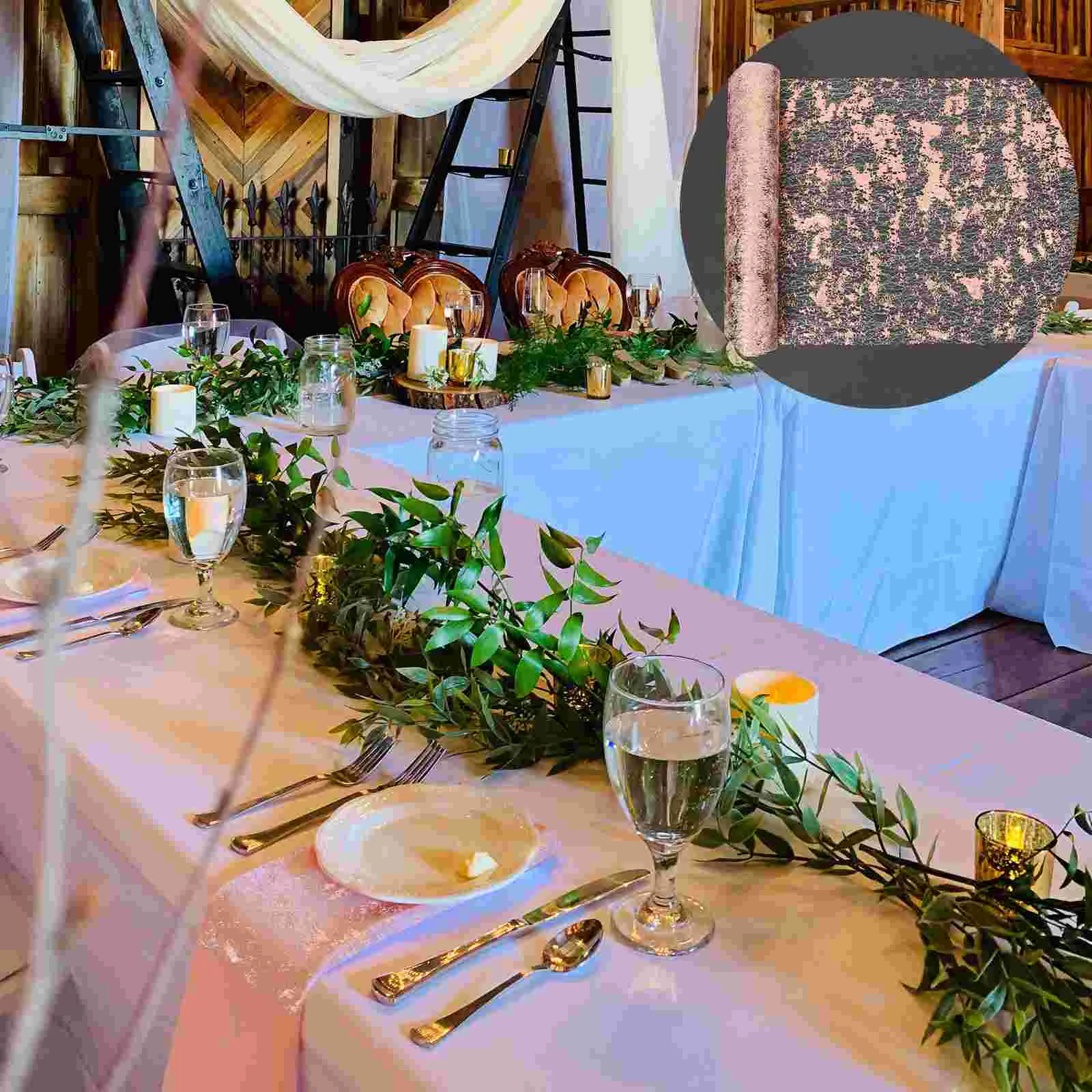 Table Runner Runners Tablecloth Sequin Cover Wedding Mesh Roll Rectangular Metallic Foil Sheer Cloths Sparkly Party Decorative
Table Runner Runners Tablecloth Sequin Cover Wedding Mesh Roll Rectangular Metallic Foil Sheer Cloths Sparkly Party Decorative