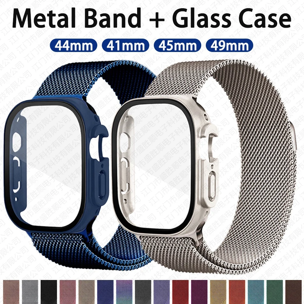 Case + Milanese Loop Strap For Apple watch Band 49mm 44mm 40mm 45mm 41mm 42mm 38mm bracelet iWatch Series Ultra 876se543
Case + Milanese Loop Strap For Apple watch Band 49mm 44mm 40mm 45mm 41mm 42mm 38mm bracelet iWatch Series Ultra 876se543