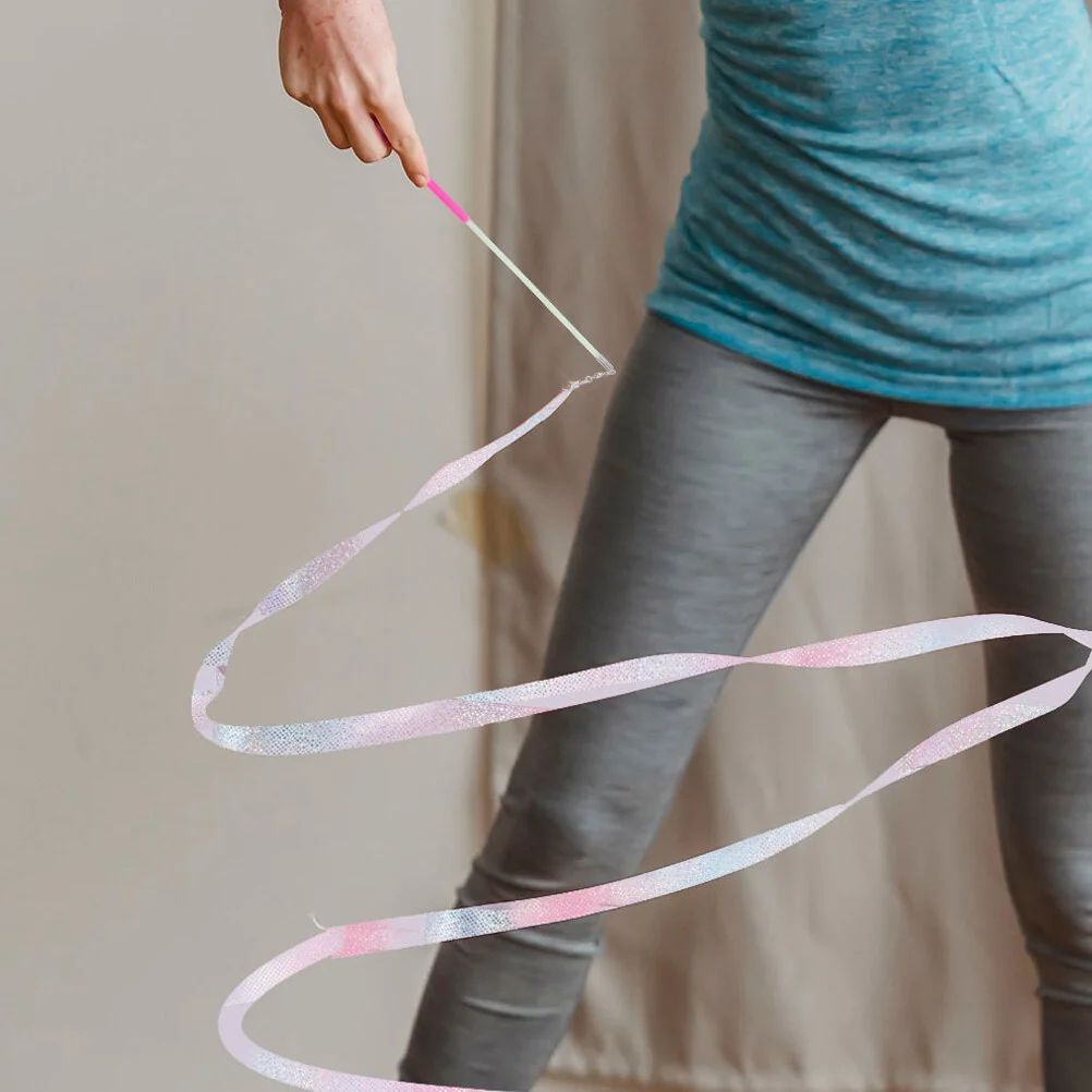 Toy Dance Ribbon Gymnastics Dancing Party Performing Fitness Decorative Ribbons Streamer Rod Pink Streamers
Toy Dance Ribbon Gymnastics Dancing Party Performing Fitness Decorative Ribbons Streamer Rod Pink Streamers