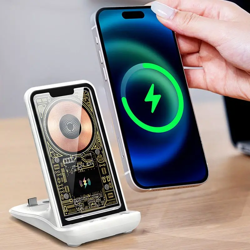 100W Wireless Fast Charger & Phone Holder QI Wireless Charging Station for All Phones Phones Holder Stand Desktop Decoration
100W Wireless Fast Charger & Phone Holder QI Wireless Charging Station for All Phones Phones Holder Stand Desktop Decoration