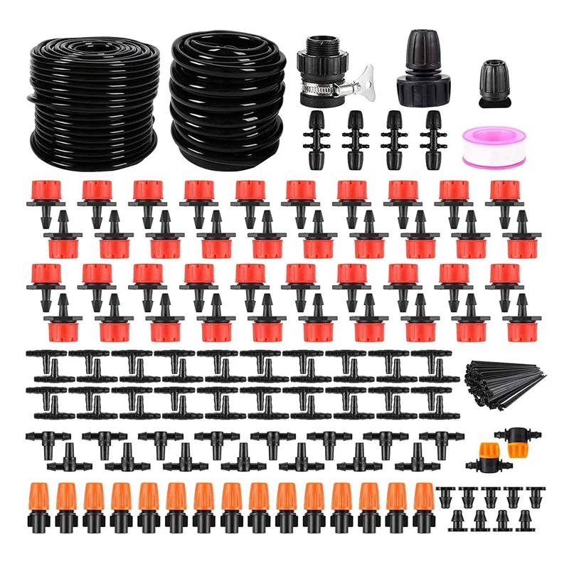 165 FT Garden Irrigation System 1/4 Inch 1/2 Inch Blank Distribution Tubing Watering Drip Kit Irrigation
165 FT Garden Irrigation System 1/4 Inch 1/2 Inch Blank Distribution Tubing Watering Drip Kit Irrigation