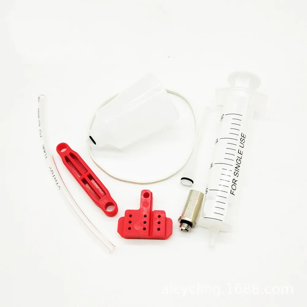 1 Set Hydraulic Brake Bleed Kit For-SHIMANO Brake System Mineral Oil Brake Basic 2-in-1functional Stop Syringe Copper Adapter
1 Set Hydraulic Brake Bleed Kit For-SHIMANO Brake System Mineral Oil Brake Basic 2-in-1functional Stop Syringe Copper Adapter