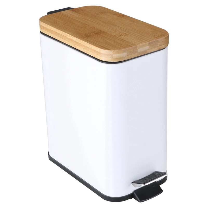 Metal Trash Can With Bamboo Lid Flip Compost Garbage Bin Rubbish Zero Waste Container Kitchen Storage Bucket
Metal Trash Can With Bamboo Lid Flip Compost Garbage Bin Rubbish Zero Waste Container Kitchen Storage Bucket