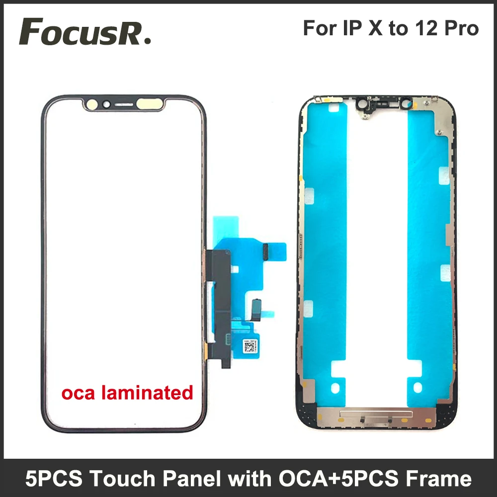 5 шт., сенсорный ЖК-экран с дигитайзером и рамкой OCA для iPhone 11 12 Pro X Xs Max XR
5 шт., сенсорный ЖК-экран с дигитайзером и рамкой OCA для iPhone 11 12 Pro X Xs Max XR