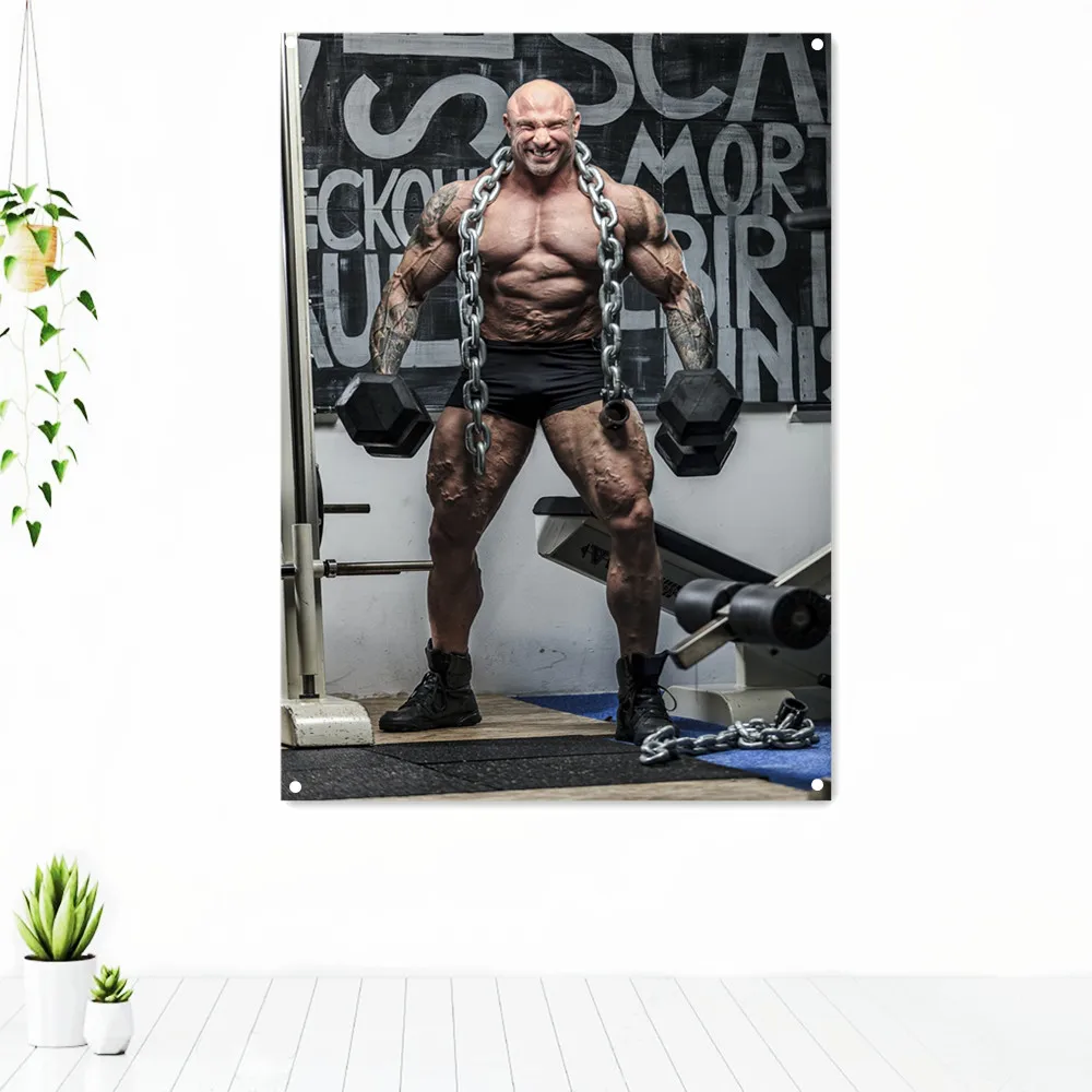 Gym Decor Man Muscular Body Banner Workout Bodybuilding Flag Exercise Inspirational Poster Tapestry Wall Hanging Canvas Painting
Gym Decor Man Muscular Body Banner Workout Bodybuilding Flag Exercise Inspirational Poster Tapestry Wall Hanging Canvas Painting