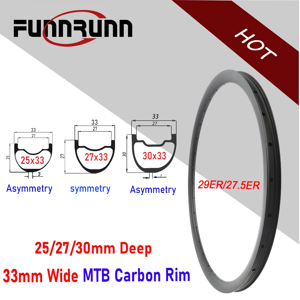 Super Light 29er/27.5er Carbon Rim Symmetry/Asymmetry 33mm Width 27mm Internal Wide 25/27/30mm Depth MTB Carbon Rim UD 3k 12k
Super Light 29er/27.5er Carbon Rim Symmetry/Asymmetry 33mm Width 27mm Internal Wide 25/27/30mm Depth MTB Carbon Rim UD 3k 12k