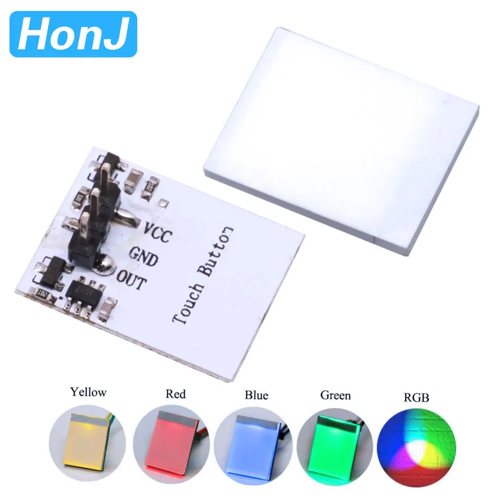 DC 3V 5V 6V Capacitive Touch Switch Button RGB LED Sensor Switch Module HTTM DIY Electronic Board Multi Color Anti-interference
DC 3V 5V 6V Capacitive Touch Switch Button RGB LED Sensor Switch Module HTTM DIY Electronic Board Multi Color Anti-interference