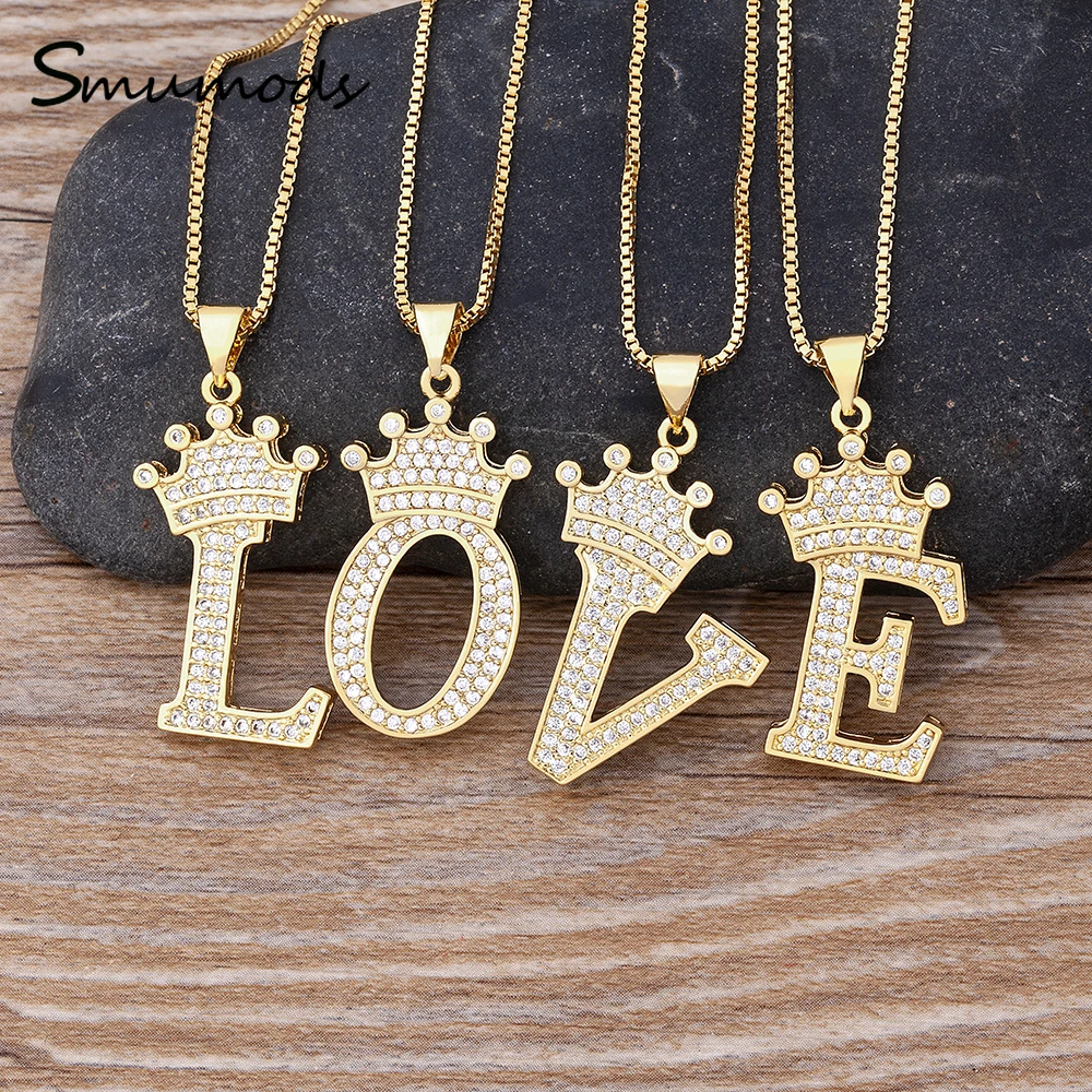 Punk Hip Hop Style Fashion A-Z Crown Letter Pendant Chain Necklace Women Men Initial Jewelry Holiday Gifts Free Shipping
Punk Hip Hop Style Fashion A-Z Crown Letter Pendant Chain Necklace Women Men Initial Jewelry Holiday Gifts Free Shipping
