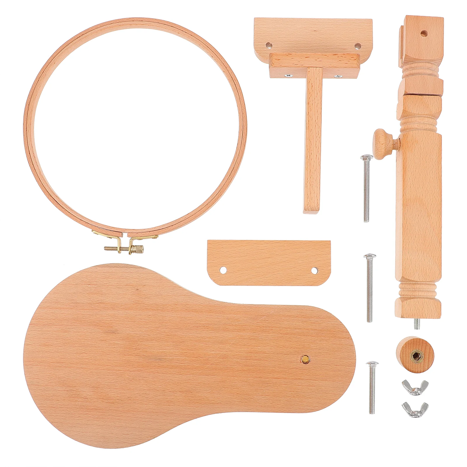 Embroidery Frame Stand Wooden Cross Stitch Rings Hoops Multipurpose Supplies Beech Tools Plastic
Embroidery Frame Stand Wooden Cross Stitch Rings Hoops Multipurpose Supplies Beech Tools Plastic