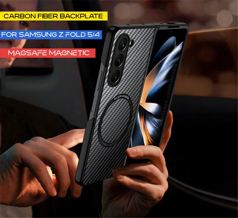 For Magsafe Magnetic Wireless Charging Case For Samsung Galaxy Z fold 5 Carbon Fabric Fiber Aramid Thin Light Cover For Z Fold 4
For Magsafe Magnetic Wireless Charging Case For Samsung Galaxy Z fold 5 Carbon Fabric Fiber Aramid Thin Light Cover For Z Fold 4