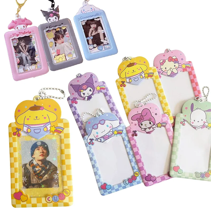 Sanrio Kuromi Card Cover Kawaii My Melody Cinnamoroll Cartoon Cute Beauty Photo Album Bus Card Pendant Keychain Toys Gifts
Sanrio Kuromi Card Cover Kawaii My Melody Cinnamoroll Cartoon Cute Beauty Photo Album Bus Card Pendant Keychain Toys Gifts