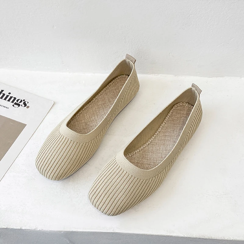 Summer Breathable Shoes Soft Comfort Ladies Flats Knitted of Women Leisure Shallow Slip-On Outdoor Girls Cotton Loaferser 2022
Summer Breathable Shoes Soft Comfort Ladies Flats Knitted of Women Leisure Shallow Slip-On Outdoor Girls Cotton Loaferser 2022