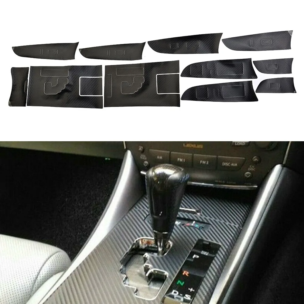 Наклейки для салона автомобиля для LEXUS IS250 300 350 2006-2012, коробка переключения передач из углеродного волокна, панель, крышка, отделка, украшение, правый руль
Наклейки для салона автомобиля для LEXUS IS250 300 350 2006-2012, коробка переключения передач из углеродного волокна, панель, крышка, отделка, украшение, правый руль