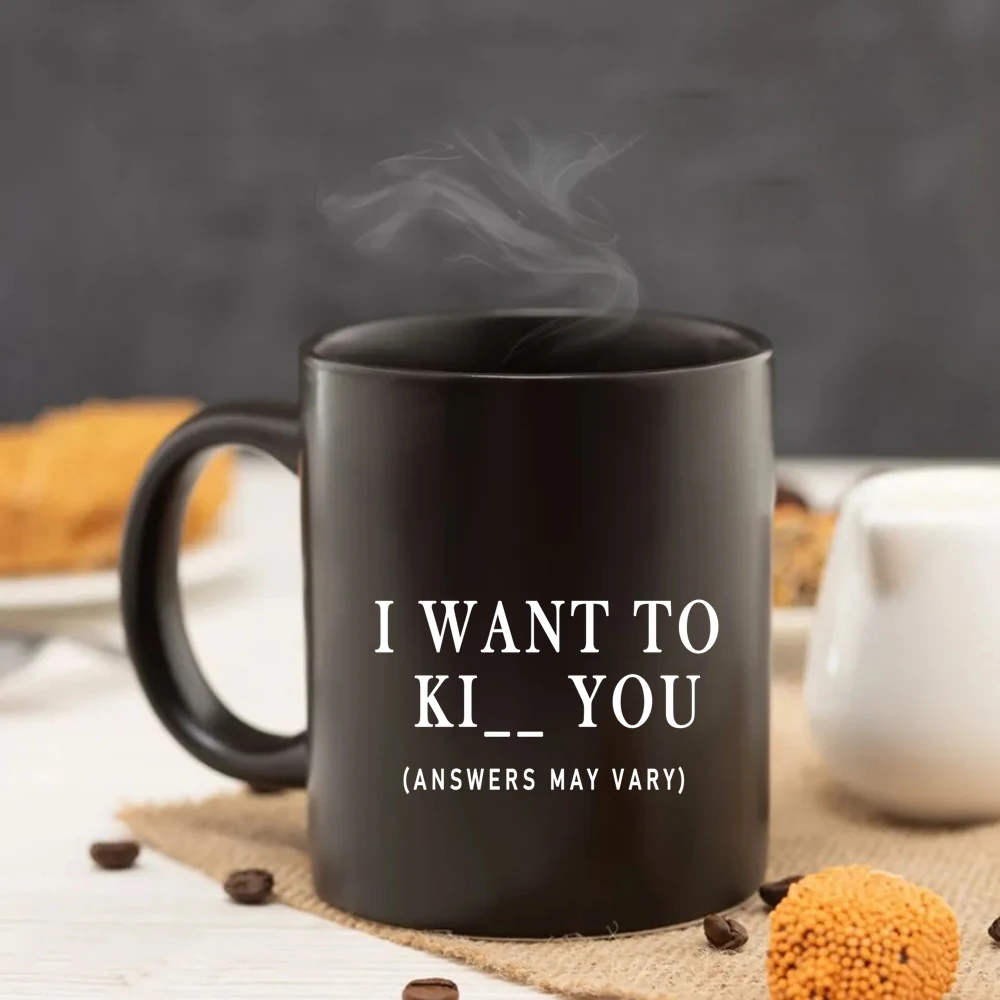 i want to ki.. you 11oz Black Ceramic funny lover couple coffee Cup Boy or girl friends birthday gift mug
i want to ki.. you 11oz Black Ceramic funny lover couple coffee Cup Boy or girl friends birthday gift mug