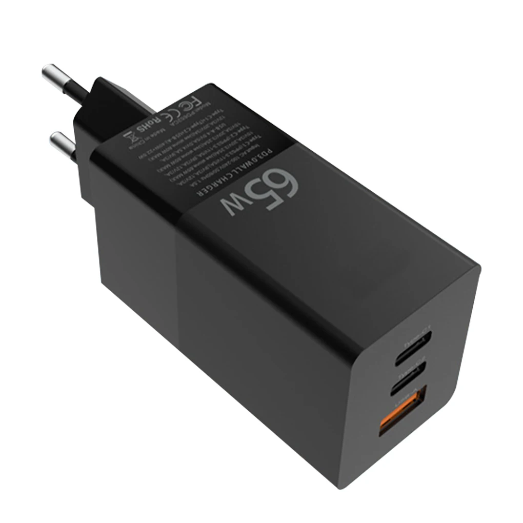 Quick Charge 65w Fast charger USB Type-C charger for iPhone For Xiaomi Laptop for Samsung Adapter EU Plug US/UK Plug
Quick Charge 65w Fast charger USB Type-C charger for iPhone For Xiaomi Laptop for Samsung Adapter EU Plug US/UK Plug