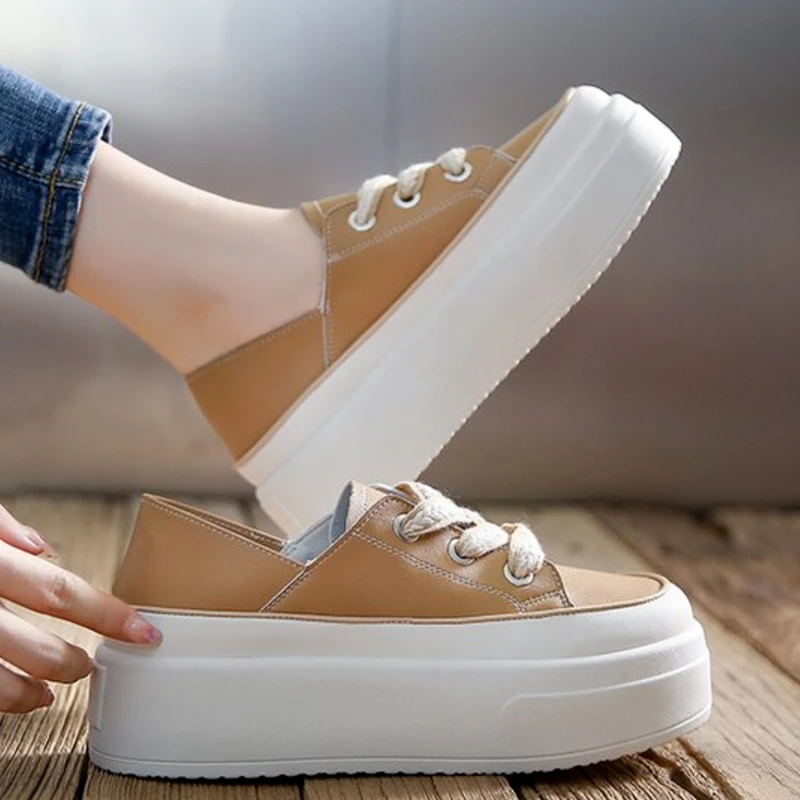Women's Fashion Vulcanized Shoes 2022 Spring Autumn Women's Sneakers Thick Sole Sneakers Fashion Low Lace Up Women's Shoes
Women's Fashion Vulcanized Shoes 2022 Spring Autumn Women's Sneakers Thick Sole Sneakers Fashion Low Lace Up Women's Shoes