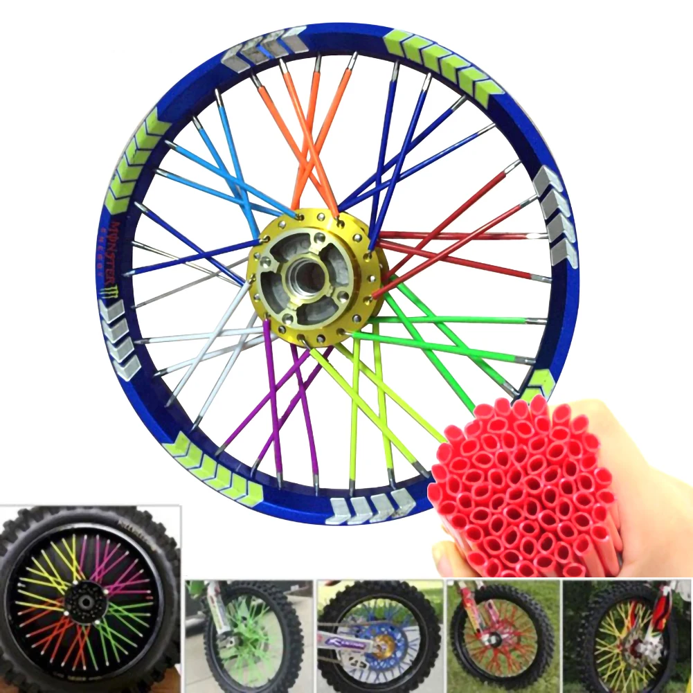 Hot 72Pc/Pack NEW Motorcycle Dirt Bike Wheel Rim Spokes Skins Wraps Rims Covers Universal Decor For Off Road Motorcycle Supplies
Hot 72Pc/Pack NEW Motorcycle Dirt Bike Wheel Rim Spokes Skins Wraps Rims Covers Universal Decor For Off Road Motorcycle Supplies