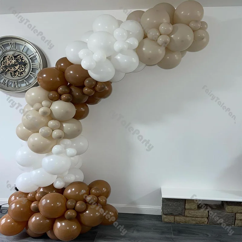 115pcs Caramel Matte White Natural Sand Color Balloon Garland Balloons Baby Shower Decoration Wedding Birthday Party Supply Set
115pcs Caramel Matte White Natural Sand Color Balloon Garland Balloons Baby Shower Decoration Wedding Birthday Party Supply Set