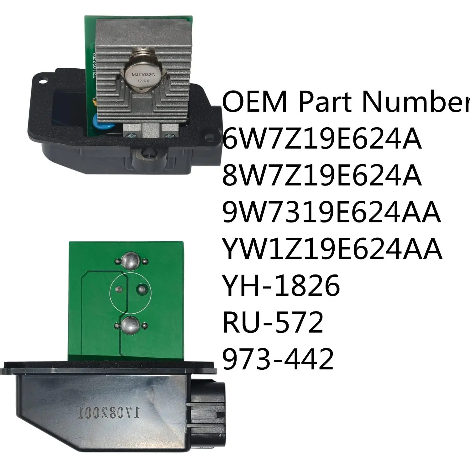 

AP03 6W7Z19E624A Brand New Blower Motor Control Resistor For Ford Crown Victoria For Mercury Grand Marquis For Lincoln Town