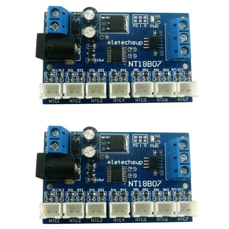 2X 7 Channel RS485 NTC Temperature Sensor Measurement MODBUS RTU Paperless Recorder PLC NT18B07
2X 7 Channel RS485 NTC Temperature Sensor Measurement MODBUS RTU Paperless Recorder PLC NT18B07
