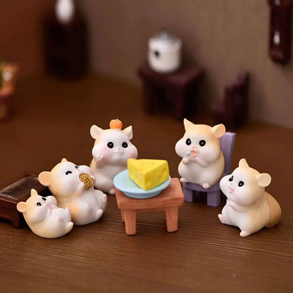 Hamster Animal Statue Cartoon Craft Miniature Model Home Decoration Cute Accessories Desktop Garden Decoration 
Hamster Animal Statue Cartoon Craft Miniature Model Home Decoration Cute Accessories Desktop Garden Decoration
