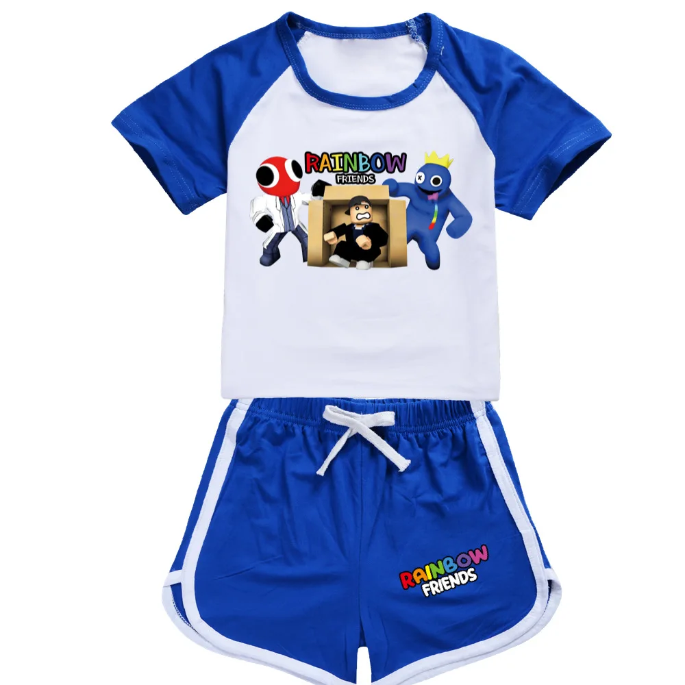 Rainbow Friends Game Toddler Boy Clothes Summer Pajamas Cotton Short Sleeve T Shirt + Shorts Costume Girls Casual Sportswear Set
Rainbow Friends Game Toddler Boy Clothes Summer Pajamas Cotton Short Sleeve T Shirt + Shorts Costume Girls Casual Sportswear Set