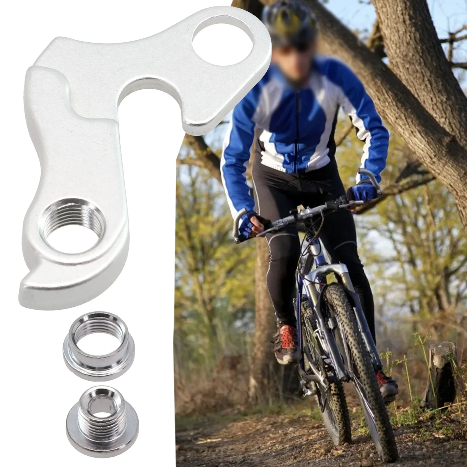 Rear Derailleur Gear Hanger With 1 Pair Screws Aluminum Alloy 62 X 41 Mm Silver Cycling Accessories Parts
Rear Derailleur Gear Hanger With 1 Pair Screws Aluminum Alloy 62 X 41 Mm Silver Cycling Accessories Parts