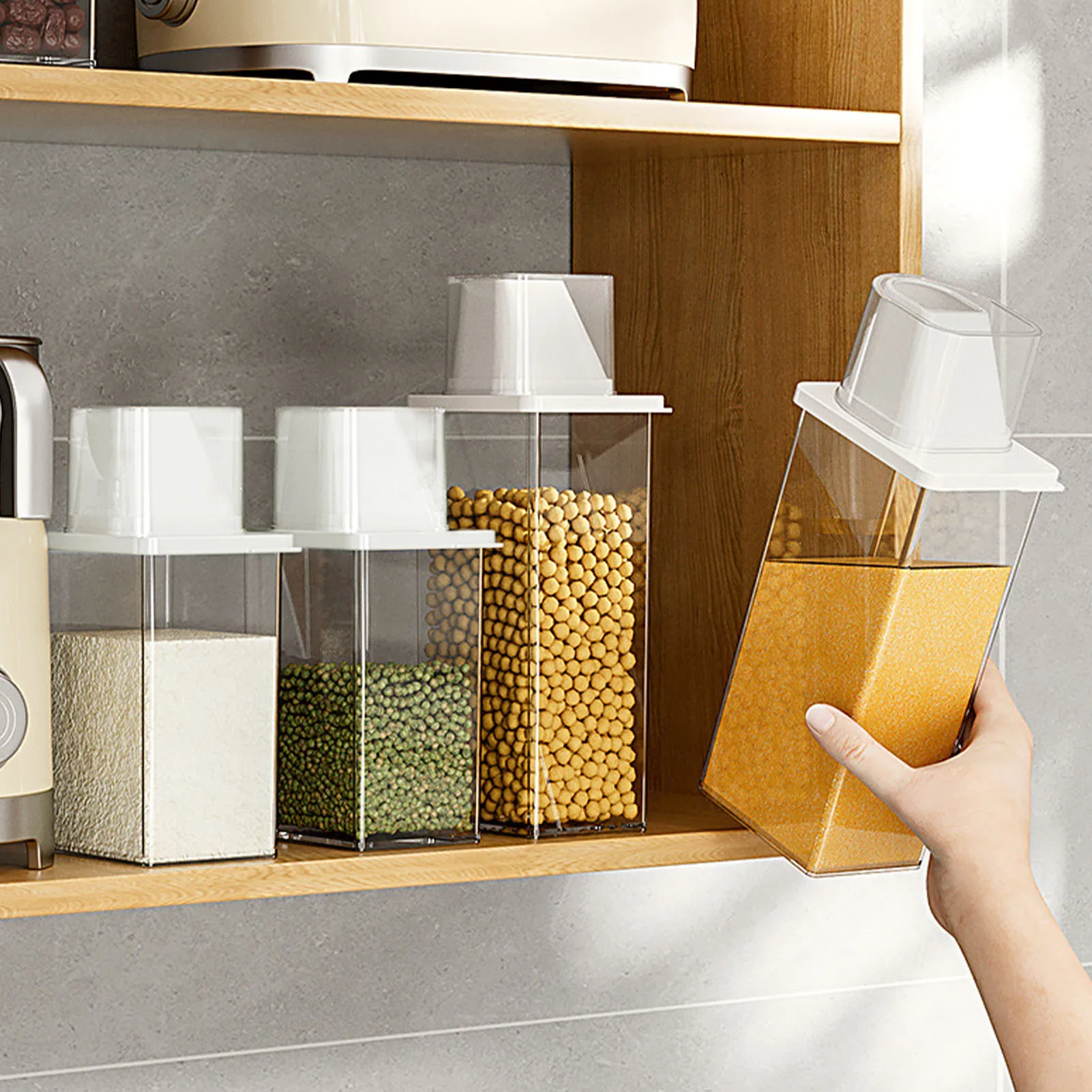 Large Food Storage Containers Kitchen Grain Storage Box Durable Rice Container With Pouring Spout Convenient Food Container For
Large Food Storage Containers Kitchen Grain Storage Box Durable Rice Container With Pouring Spout Convenient Food Container For