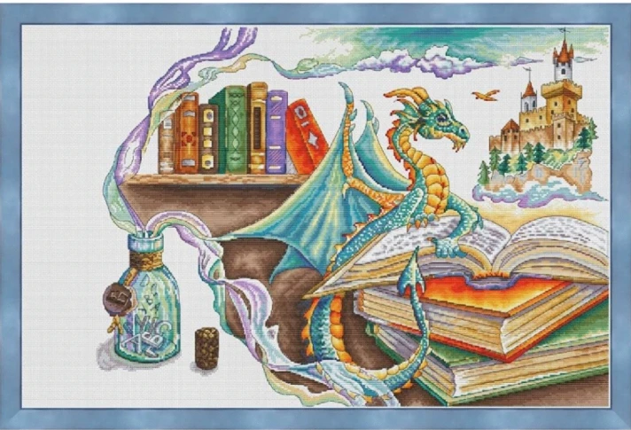Dragon 65-51 Cross Stitch Ecological Cotton Thread Embroidery Home Decoration Hanging Painting Gift
Dragon 65-51 Cross Stitch Ecological Cotton Thread Embroidery Home Decoration Hanging Painting Gift