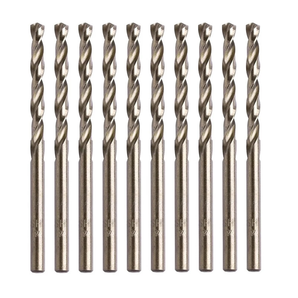 10pcs 4mm M35 Cobalt HSS Drill Bits Bit Set Straight Shank Twist Drill Bit For Stainless Steel Drilling Metalworking Power Tools
10pcs 4mm M35 Cobalt HSS Drill Bits Bit Set Straight Shank Twist Drill Bit For Stainless Steel Drilling Metalworking Power Tools