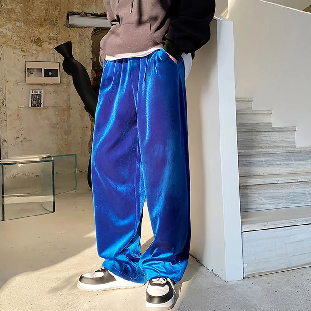 Pants men High Waist Velvet Trousers Autumn Winter Straight Leg Woman Pants Vintage Streetwear Trousers Women
Pants men High Waist Velvet Trousers Autumn Winter Straight Leg Woman Pants Vintage Streetwear Trousers Women