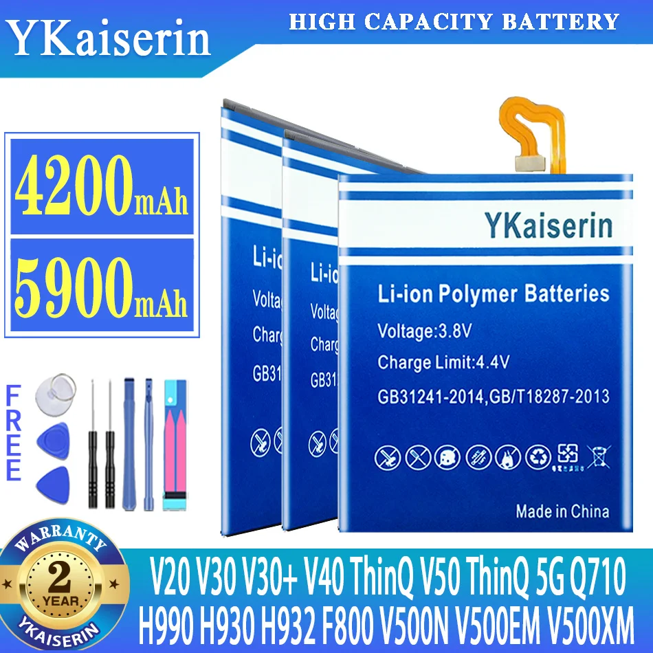 Аккумулятор ykaisin для LG V20 V30 V30 + V40 ThinQ V50 ThinQ 5G H990 H930 H932 F800 Q710 LM-V500 V500N V500EM v500xm
Аккумулятор ykaisin для LG V20 V30 V30 + V40 ThinQ V50 ThinQ 5G H990 H930 H932 F800 Q710 LM-V500 V500N V500EM v500xm
