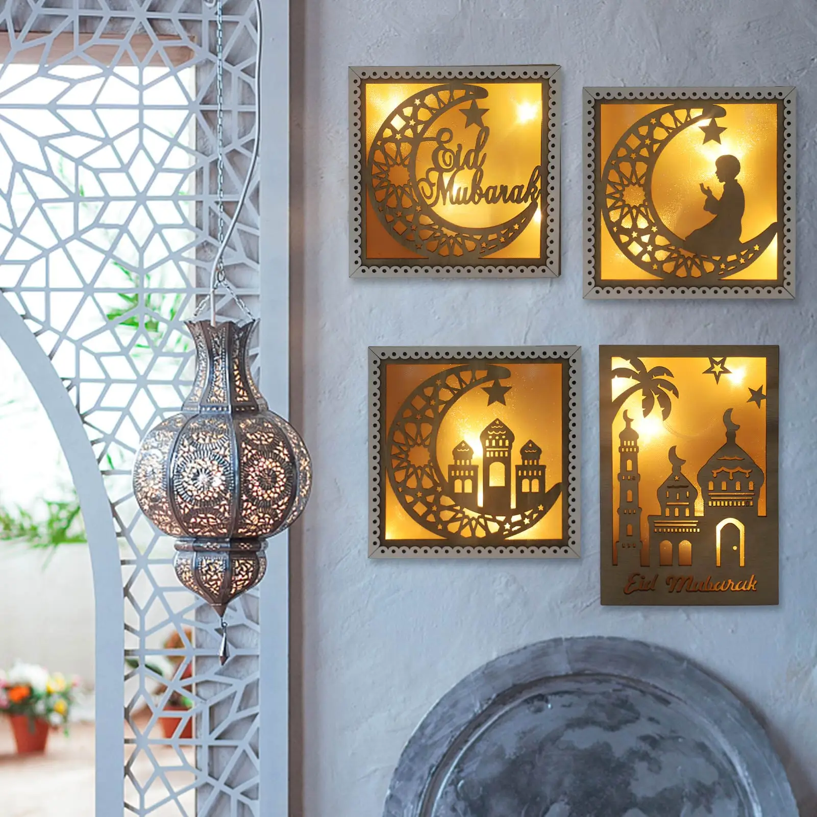 Яркий светодиодный светильник Eid Mubarak с питанием от батареи, луна, звезда, дворец, ранний мусульманский фестиваль, мусульманский Настенный д...
Яркий светодиодный светильник Eid Mubarak с питанием от батареи, луна, звезда, дворец, ранний мусульманский фестиваль, мусульманский Настенный д...