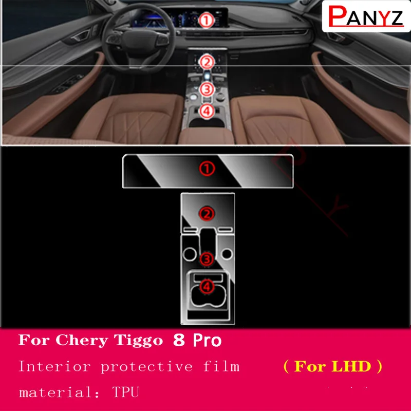TPU Car Gear Dashboard Gps Navigation Screen Film Protective Sticker for Chery Tiggo 8 Pro Tiggo 8 Gls Anti-scratch 2020 2021
TPU Car Gear Dashboard Gps Navigation Screen Film Protective Sticker for Chery Tiggo 8 Pro Tiggo 8 Gls Anti-scratch 2020 2021