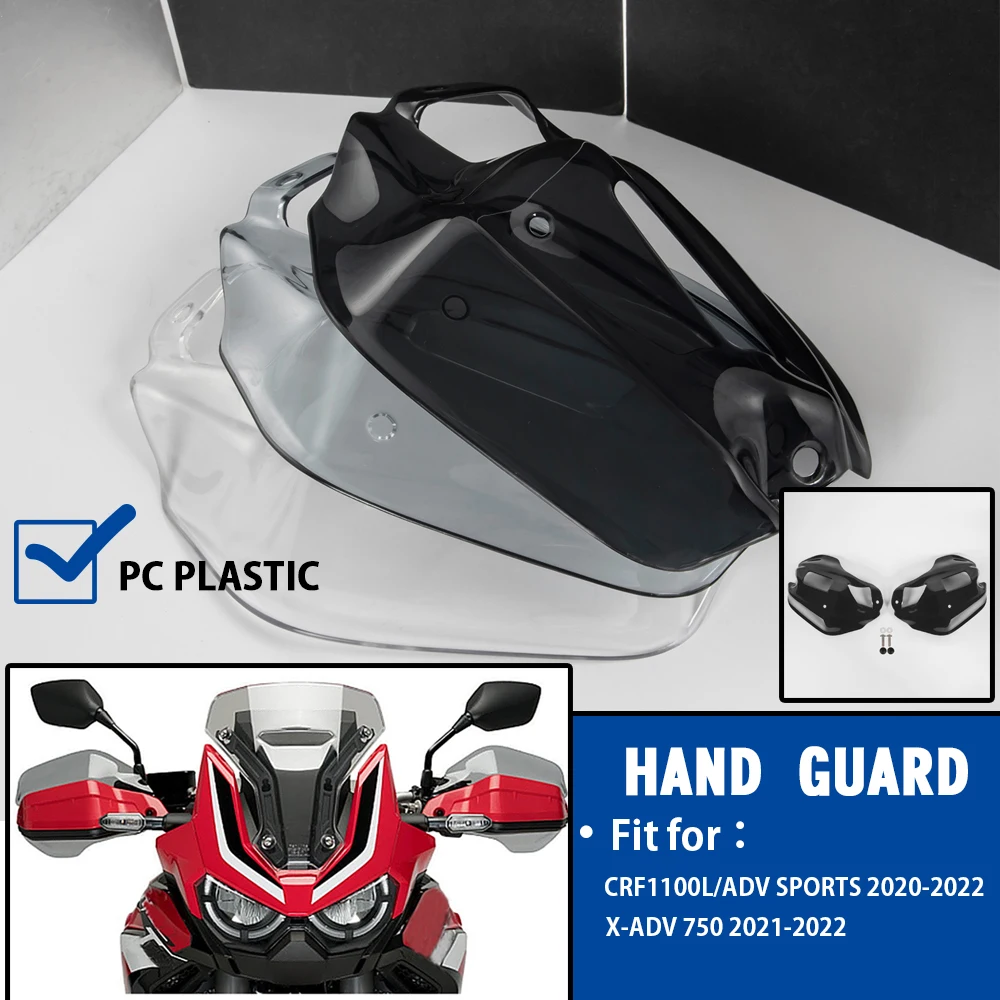 

Handguards Hand Guard Extension Screen Shield Cover For HONDA X-ADV 750 2021 2022, CRF1100L Africa Twin & Adventure Sports 2019+