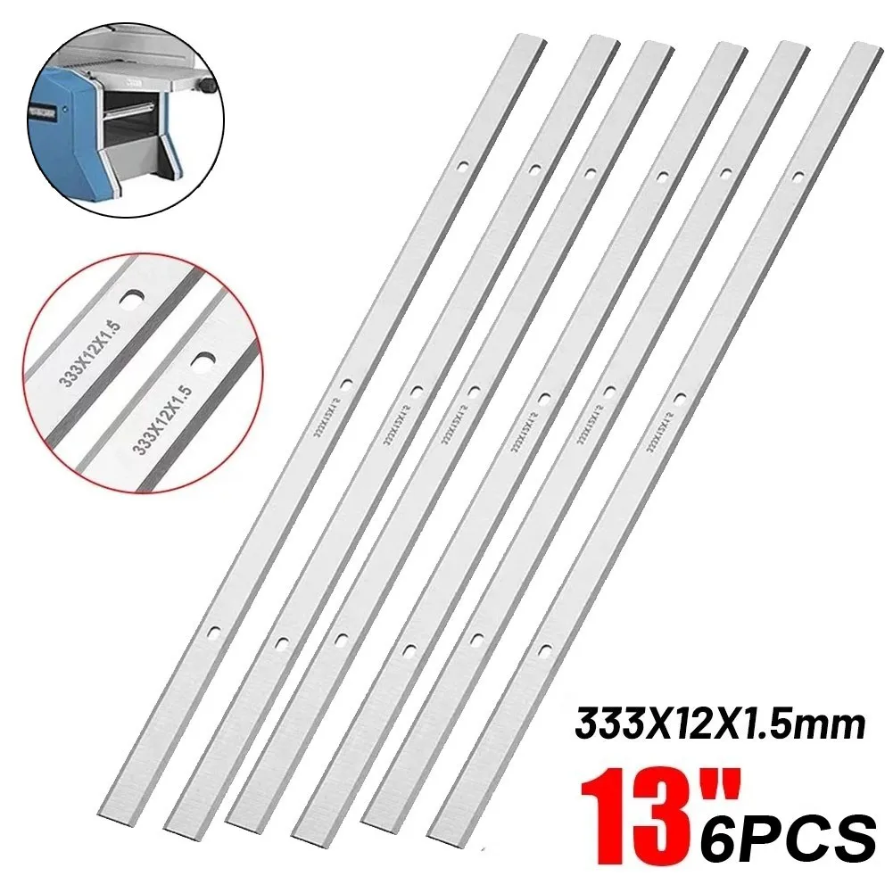 6pcs Planer Blades 1/3"-1/2"Inch Double Edge High Speed Steel Portable Planing Blades Set For Metabo DH330 DH316 Cutting Tools
6pcs Planer Blades 1/3"-1/2"Inch Double Edge High Speed Steel Portable Planing Blades Set For Metabo DH330 DH316 Cutting Tools