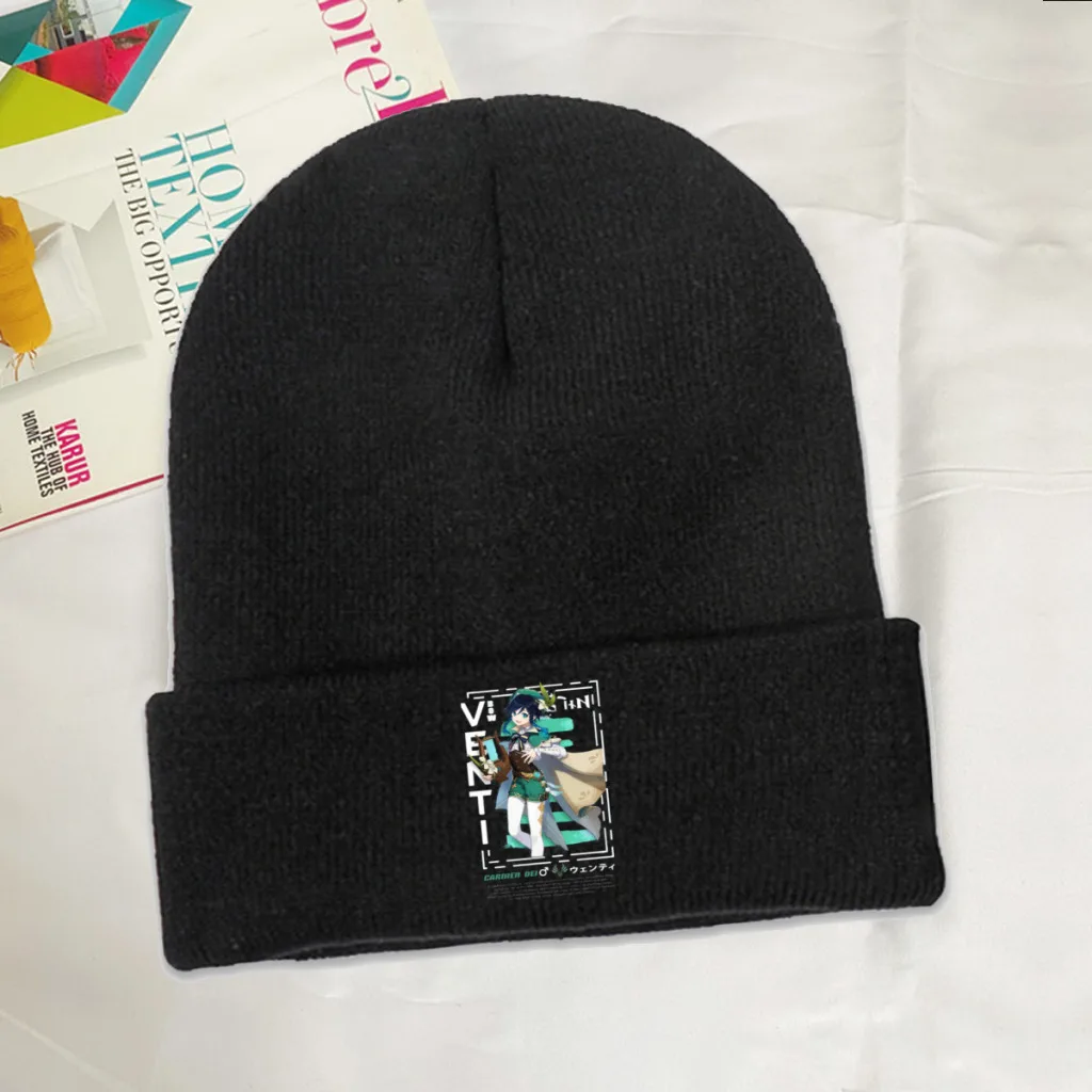Cute Venti Skullies Beanie Genshin Impact Online Role Playing Game Fashion Knitted Bonnet Adults Warm Caps Brimless Elastic Hats
Cute Venti Skullies Beanie Genshin Impact Online Role Playing Game Fashion Knitted Bonnet Adults Warm Caps Brimless Elastic Hats