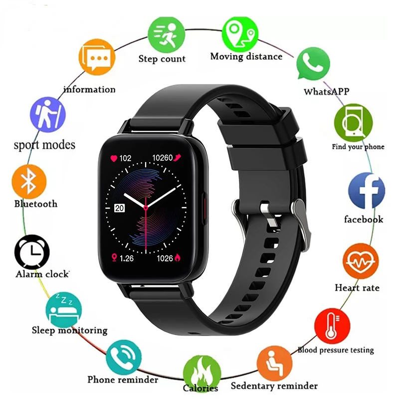 New I22 Smart Watch Women Smartwatch Men Bluetooth Call Blood Pressure Oxygen Monitor DIY Dials Heart Rate Sports Tracker
New I22 Smart Watch Women Smartwatch Men Bluetooth Call Blood Pressure Oxygen Monitor DIY Dials Heart Rate Sports Tracker