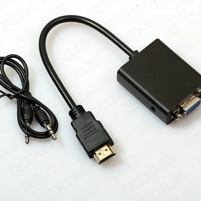 Hdmi TO VGA with 3.5mm Plug Audio Cable Adapter Converter Graphics Cards Laptops Sata Cable Computer Components Mini Pc
Hdmi TO VGA with 3.5mm Plug Audio Cable Adapter Converter Graphics Cards Laptops Sata Cable Computer Components Mini Pc