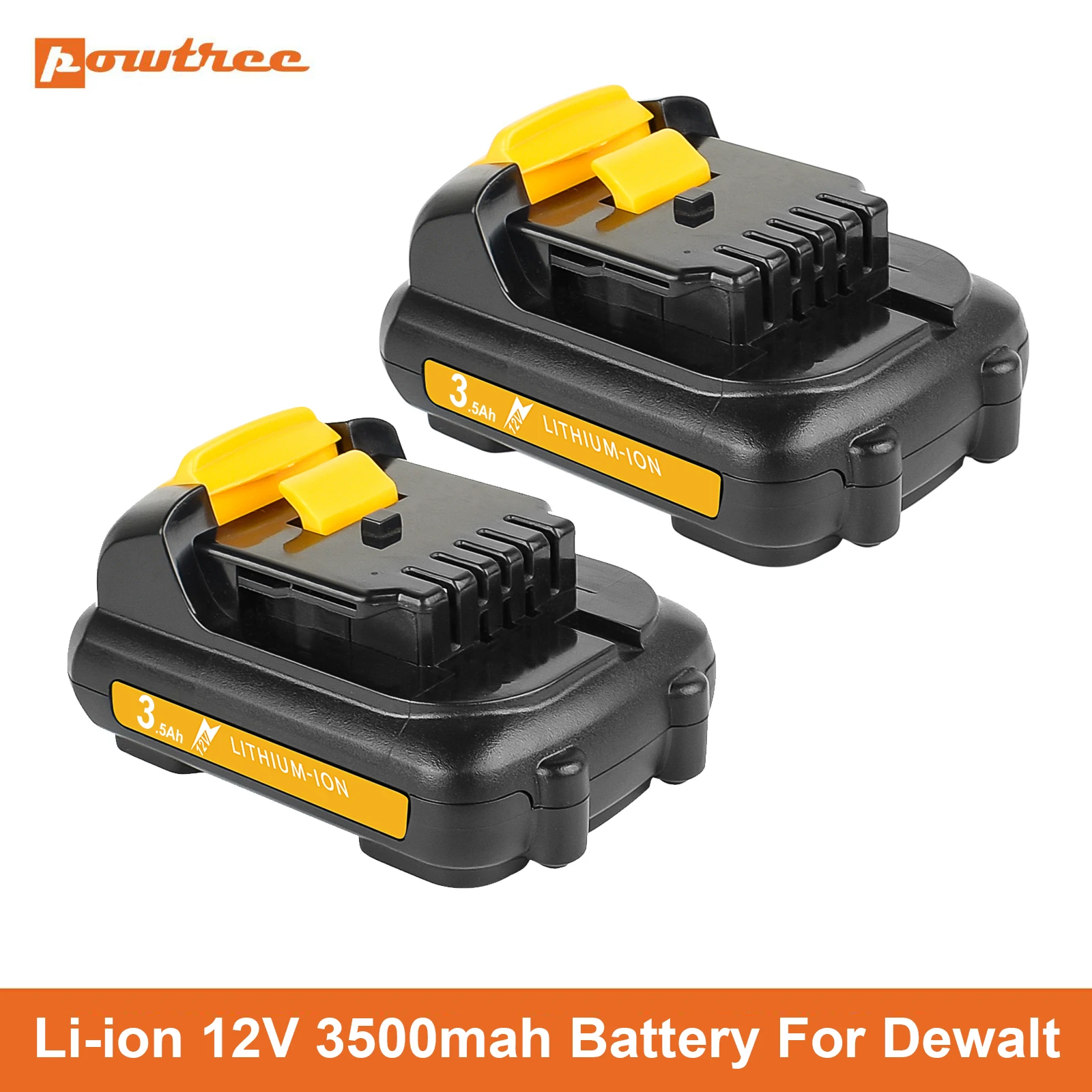 Powtree 3500mAh Rechargeable Battery for DEWALT DCB120 DCB127 DCB121 12V DCB120 DCB127 DCB121 DCB100 12V Power Tools Battery
Powtree 3500mAh Rechargeable Battery for DEWALT DCB120 DCB127 DCB121 12V DCB120 DCB127 DCB121 DCB100 12V Power Tools Battery